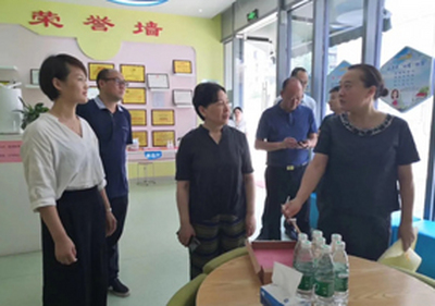 热烈祝贺易道江西萍乡部落成为文明示范点校区，市级领导亲临督导